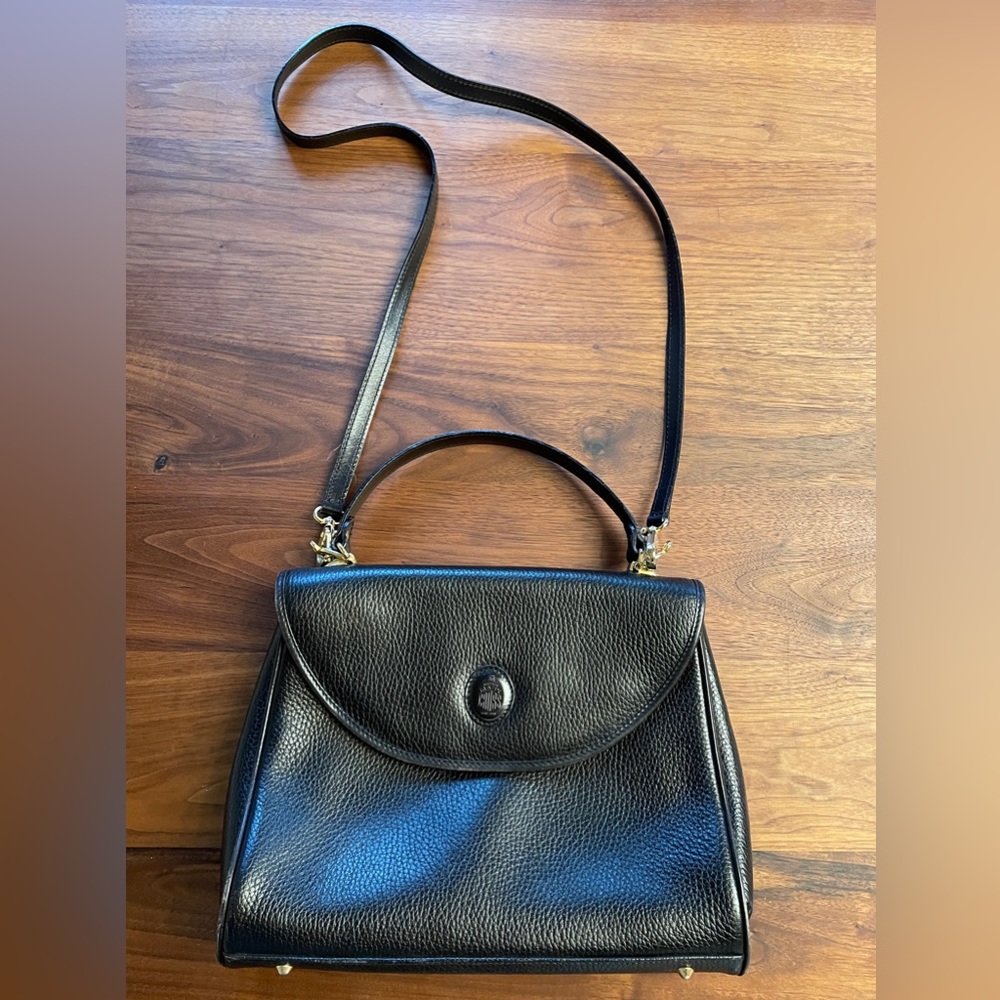 Vintage Mark Cross pebbled bag
